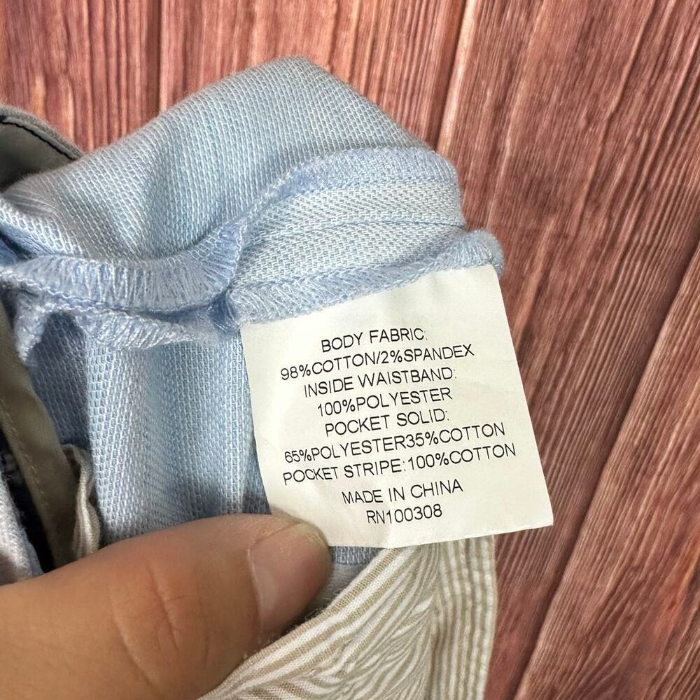 Peter Millar Womens Chino Shorts Size 8 Light Blue Cotton Blend - Picture 5 of 5
